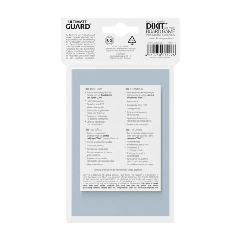 Product: Ultimate Guard 90 Pouches Premium Soft Sleeves Dixit™ Board Games
Brand: Ultimate Guard