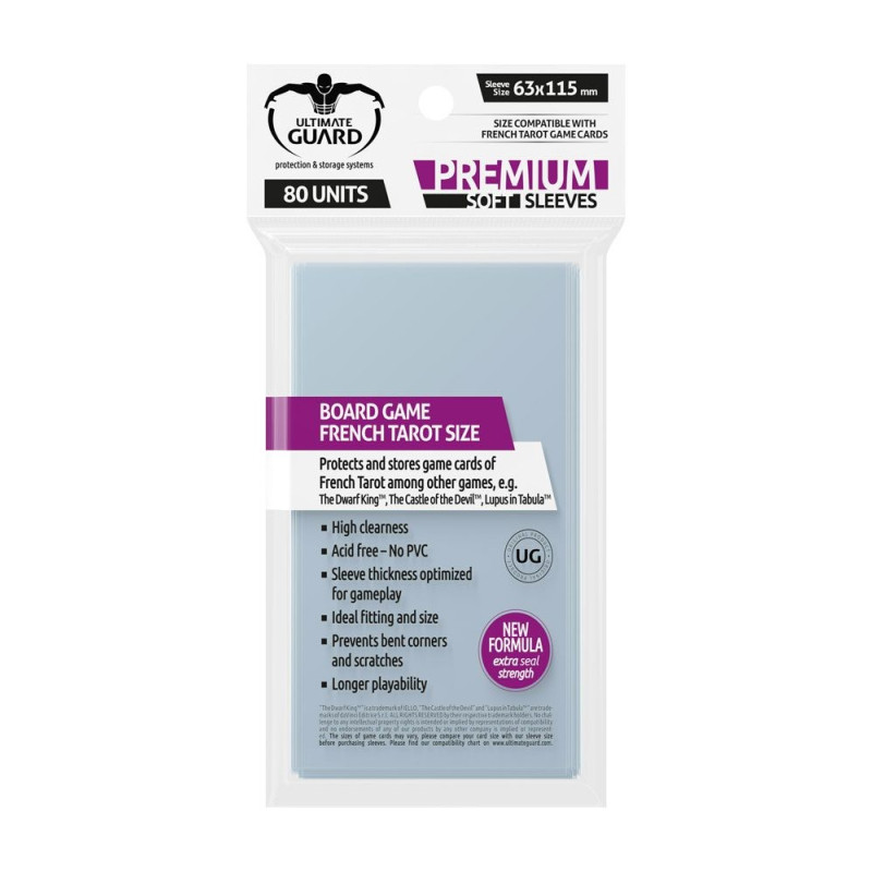 Product: Ultimate Guard 80 zakjes Premium zachte mouwen Franse Tarot Decks
Merk: Ultimate Guard