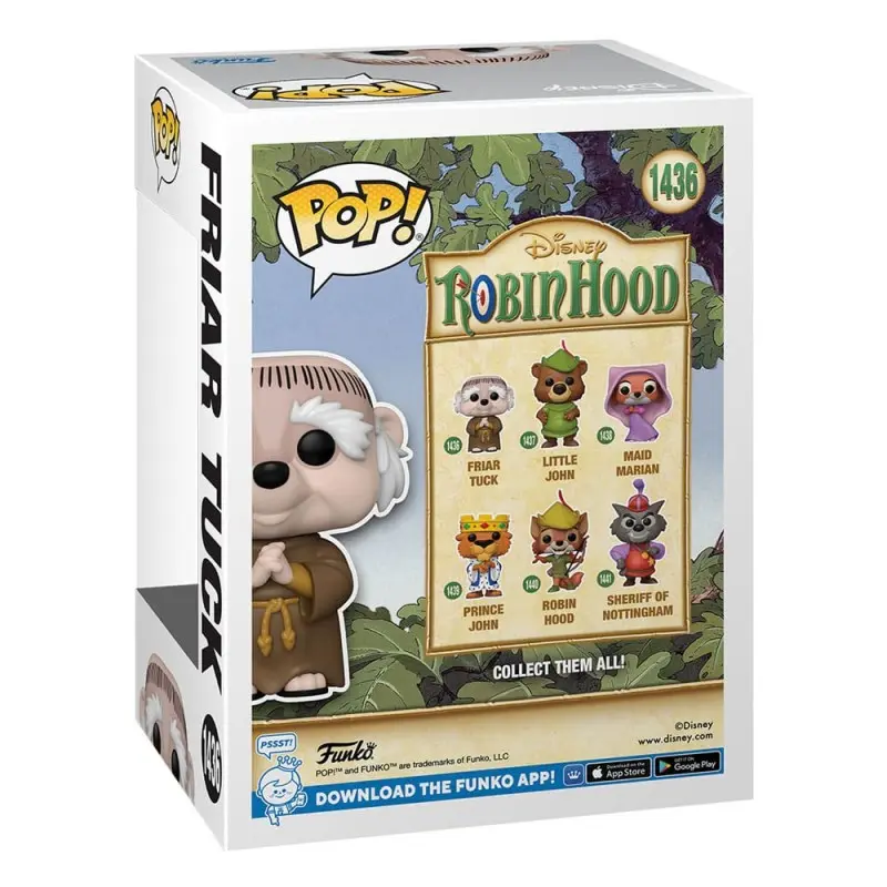 Robin Hood POP! Disney Vinyl figurine Friar Tuck 9 cm | 0889698759106
