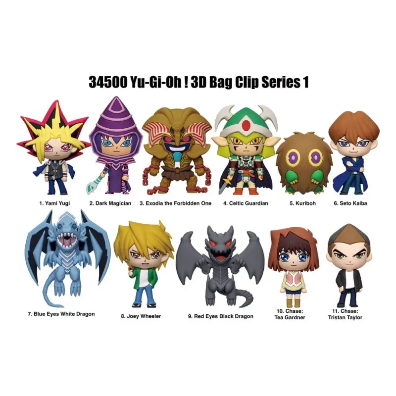 Yu-Gi-Oh présentoir porte-clés sac à dos 3D Series 1 (24) | 0077764345005