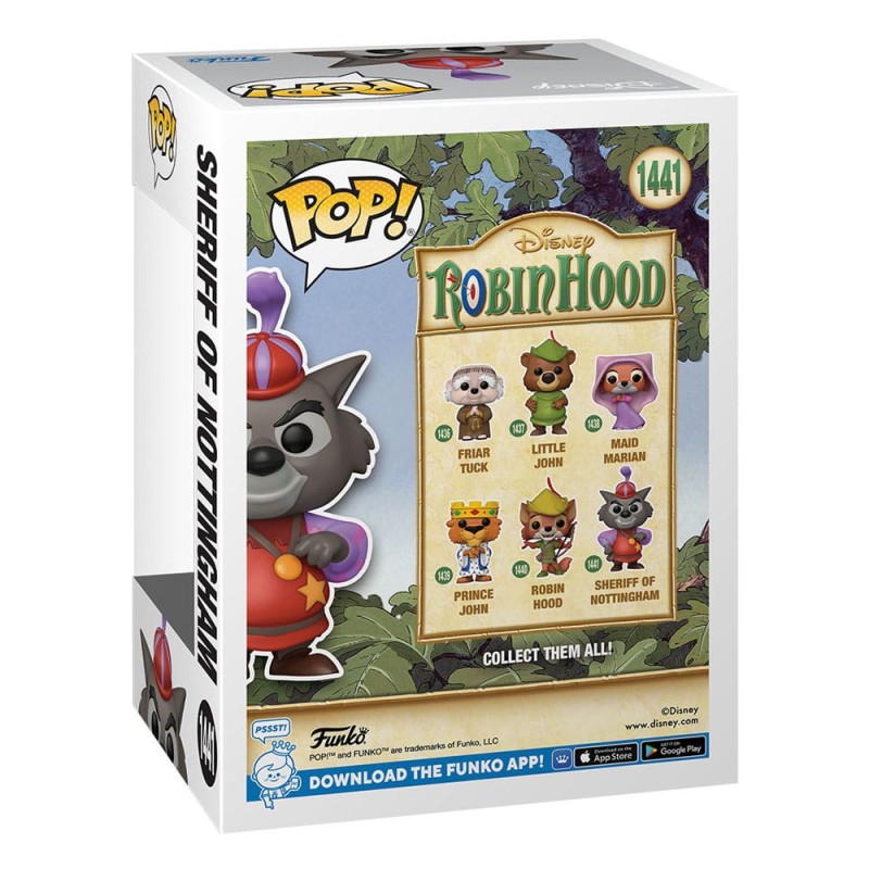 Robin Hood POP! Disney Vinyl figurine Sheriff of Nottingham 9 cm