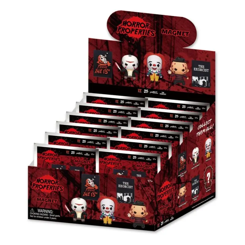 Warner Brothers présentoir aimants 3DHorror Series 1 (12) | 0077764472602