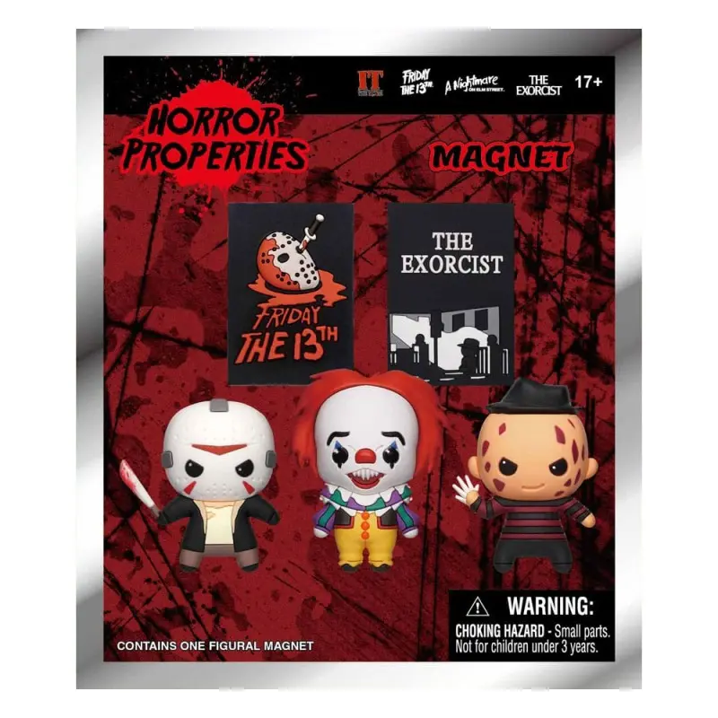 Warner Brothers présentoir aimants 3DHorror Series 1 (12) | 0077764472602