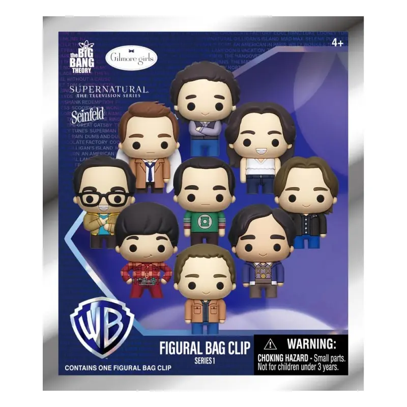Warner Brothers TV présentoir porte-clés sac à dos 3DSeries 1 (24) | 0077764473852