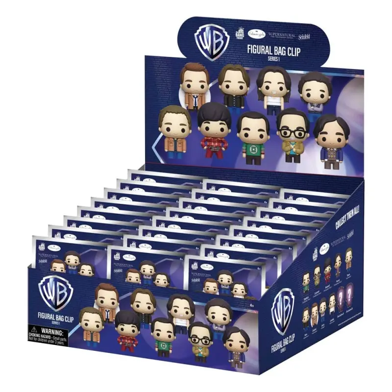 Warner Brothers TV présentoir porte-clés sac à dos 3DSeries 1 (24) | 0077764473852