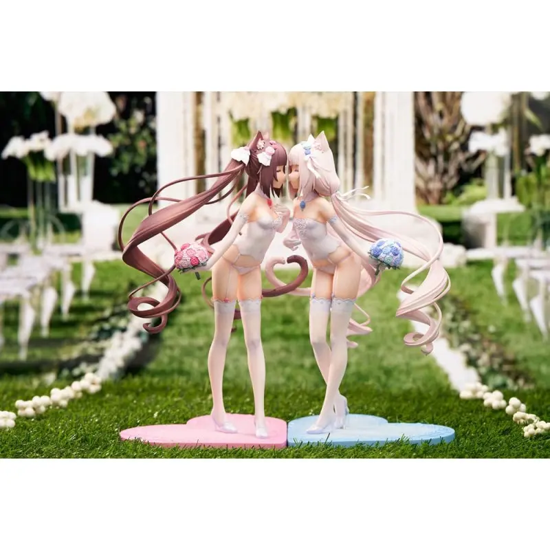 Nekopara statuette PVC 1/7 Nekopara Chocola & Vanilla Dream of Eden Ver. 23 cm | 6971995421863