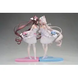 Nekopara statuette PVC 1/7 Nekopara Chocola & Vanilla Dream of Eden Ver. 23 cm | 6971995421863