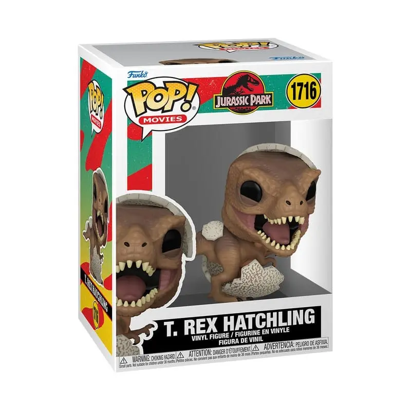 Jurassic Park Hatchling POP! Movies Vinyl figurine Tyrannosaurus Rex 9 cm | 0889698759861