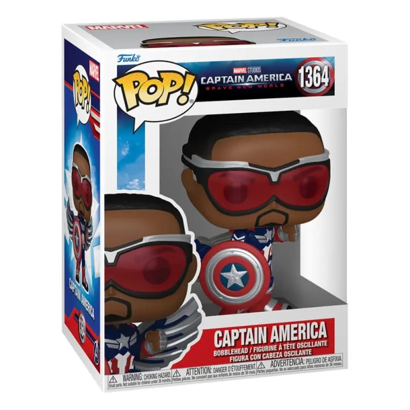 Captain America Brave New World POP! Movies Vinyl figurine Captain America 9 cm | 0889698759908