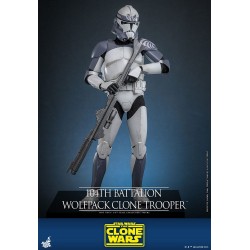 Star Wars The Clone Wars figurine 1/6 104th Battalion Wolfpack Clone Trooper 30 cm