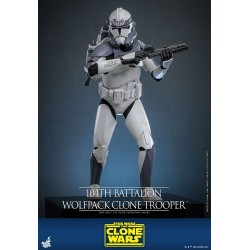 Star Wars The Clone Wars figurine 1/6 104th Battalion Wolfpack Clone Trooper 30 cm