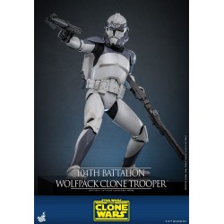 Star Wars The Clone Wars figurine 1/6 104th Battalion Wolfpack Clone Trooper 30 cm