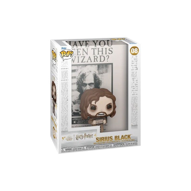 Harry Potter POP! Comic Cover Vinyl Figurine Poster w/Sirius Black 9 cm