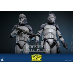 Star Wars The Clone Wars figurine 1/6 104th Battalion Wolfpack Clone Trooper 30 cm
