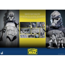 Star Wars The Clone Wars figurine 1/6 104th Battalion Wolfpack Clone Trooper 30 cm