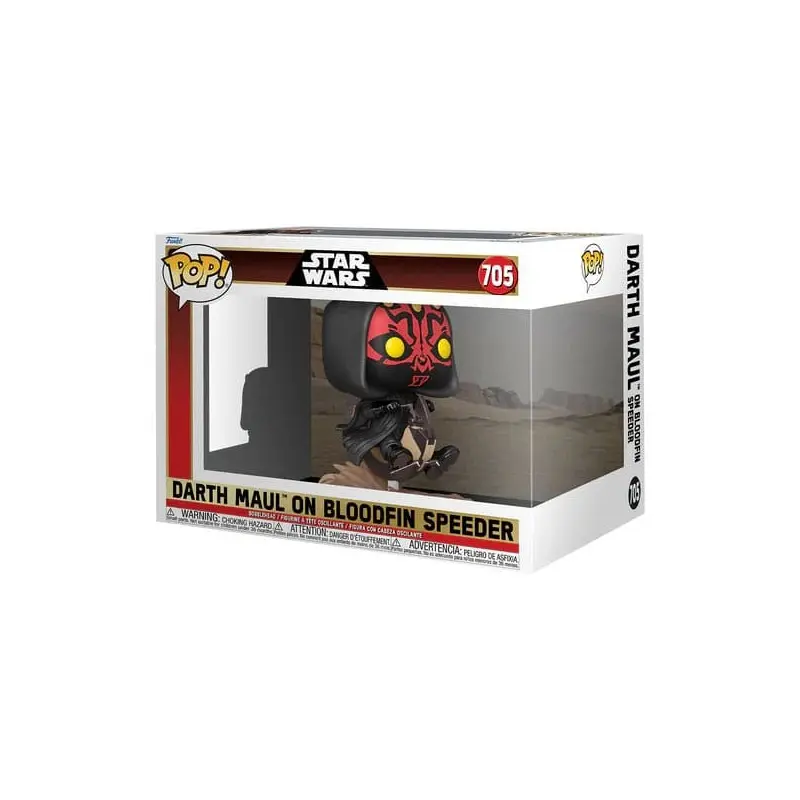 Star Wars POP! Rides Deluxe Vinyl figurine Darth Maul on Bloodfin 9 cm | 0889698760140