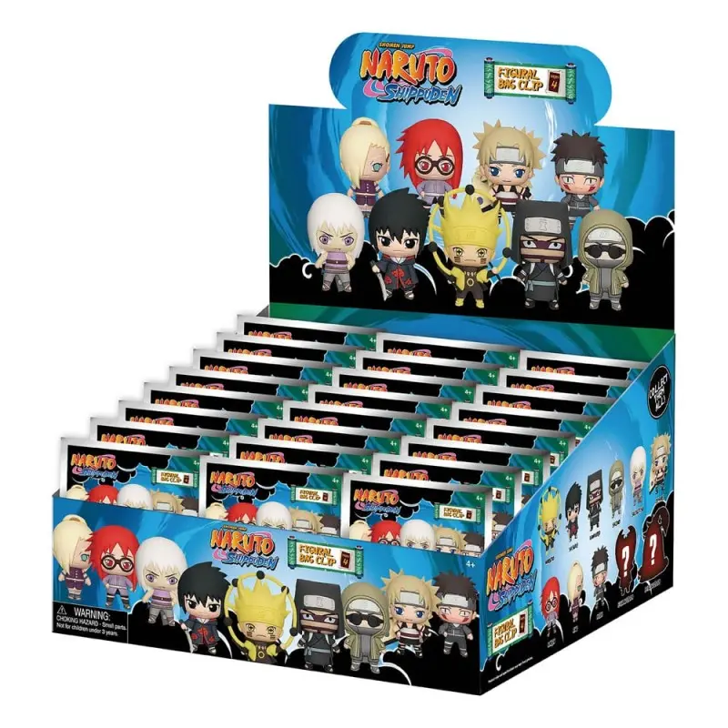 Naruto Shippuden présentoir porte-clés sac à dos 3D Series 4 (24) | 0077764705502