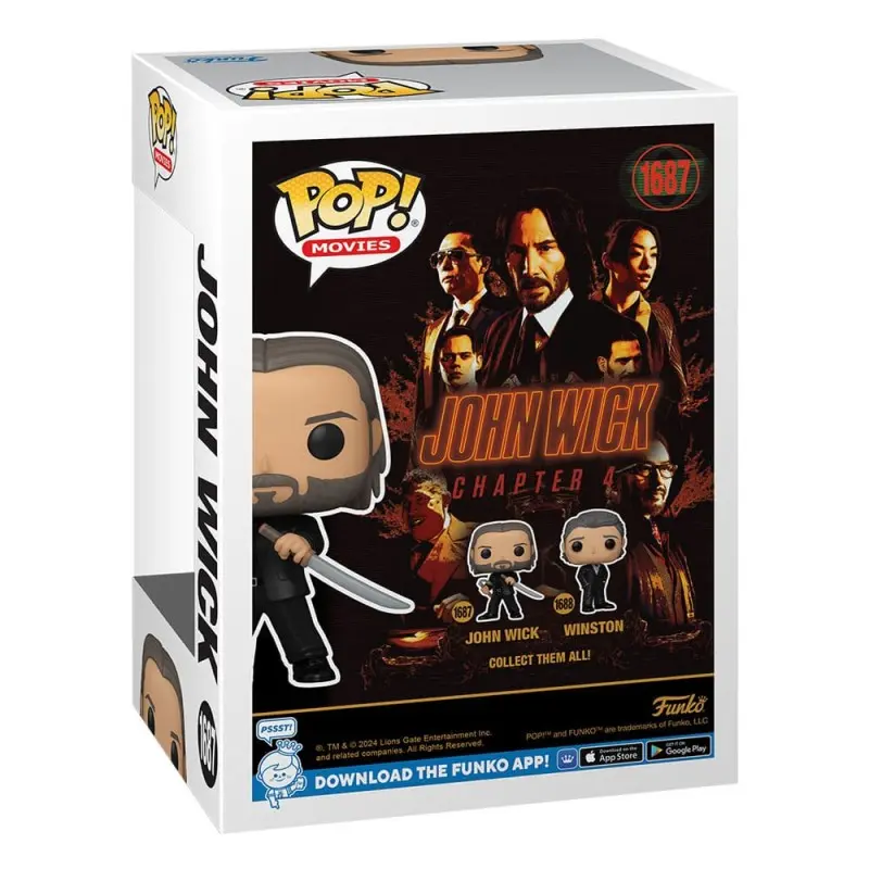 John Wick 4 POP! Movies Vinyl figurine John Wick 9 cm | 0889698761031