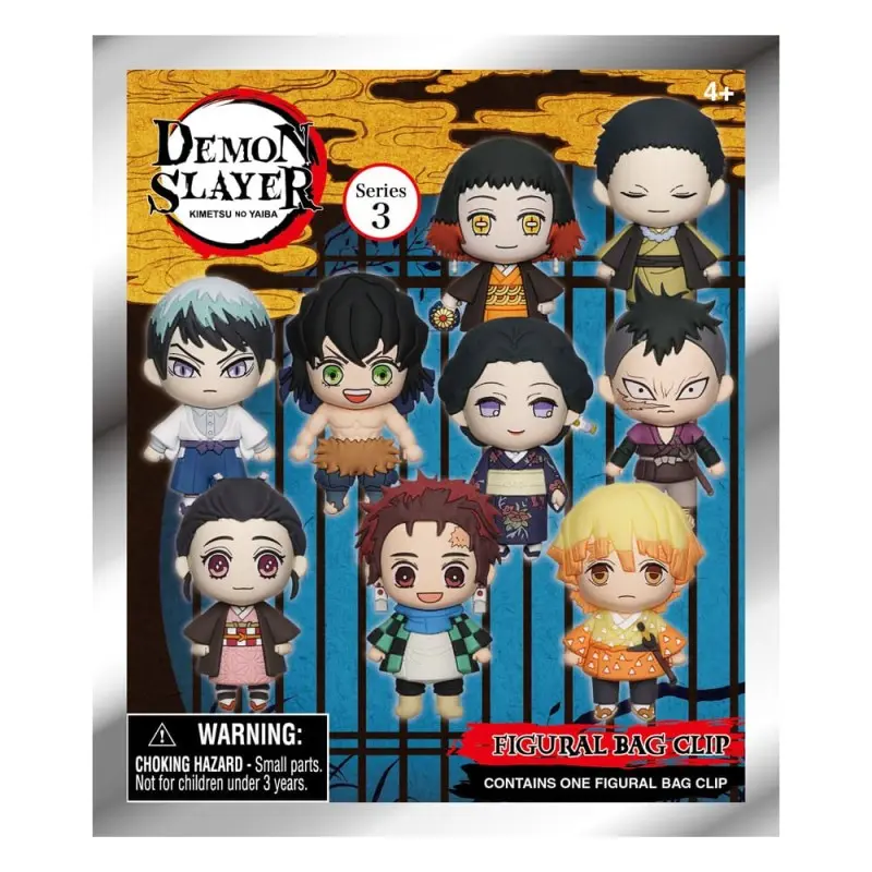 Demon Slayer: Kimetsu no Yaiba présentoir porte-clés sac à dos 3DSeries 3 (24) | 0077764745409