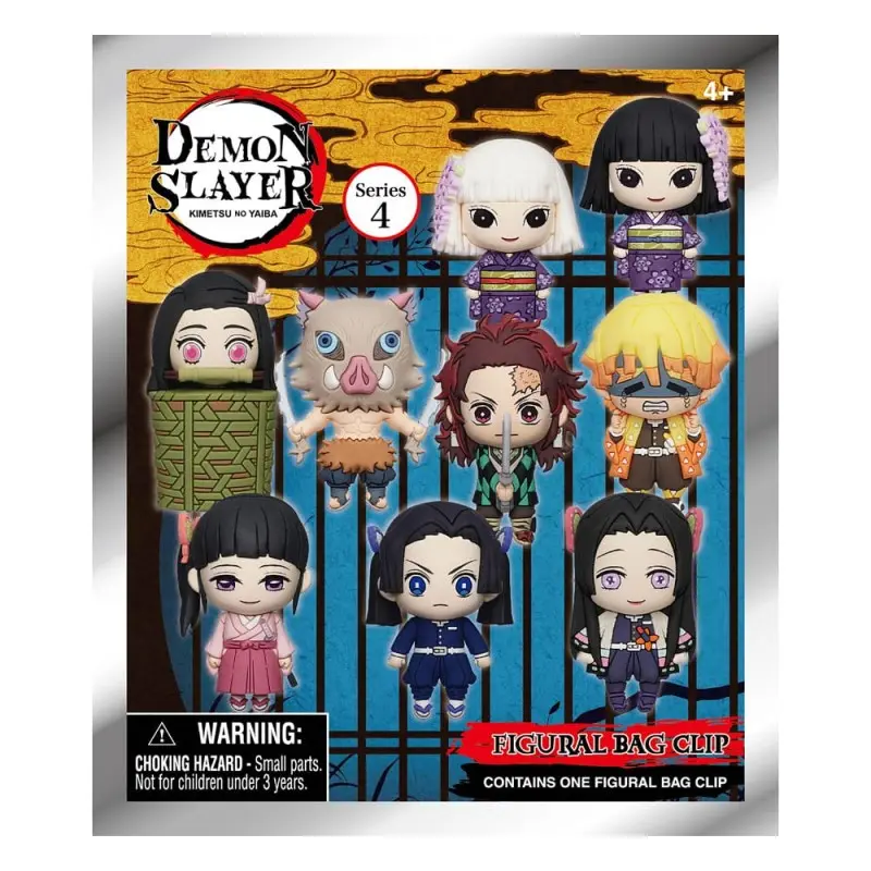 Demon Slayer: Kimetsu no Yaiba présentoir porte-clés sac à dos 3D Series 4 (24) | 0077764745508