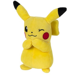 License : Pokémon Produit : Peluche Pikachu (V2) 20 cm Marque : Bandaï