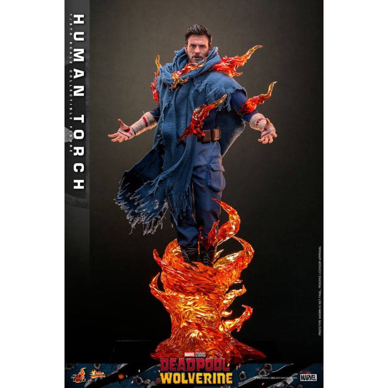 Deadpool & Wolverine Movie Masterpiece figurine 1/6 Human Torch 31 cm