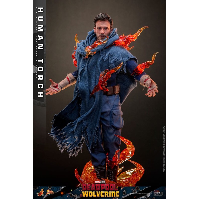 Deadpool & Wolverine Movie Masterpiece figurine 1/6 Human Torch 31 cm