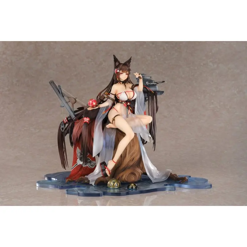 Azur Lane statuette PVC 1/7 Amagi Wending Waters Serene Lotus Ver. Acrylic Special Edition w/Display 25 cm | 6971995421955