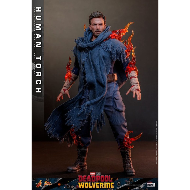 Deadpool & Wolverine Movie Masterpiece figurine 1/6 Human Torch 31 cm