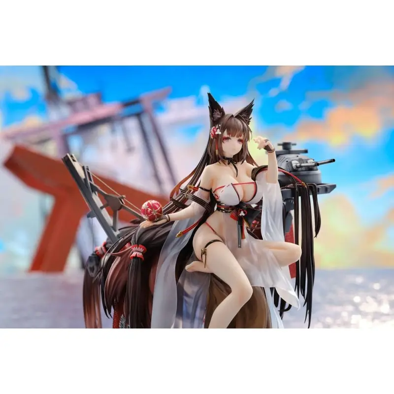 Azur Lane statuette PVC 1/7 Amagi Wending Waters Serene Lotus Ver. Acrylic Special Edition w/Display 25 cm | 6971995421955