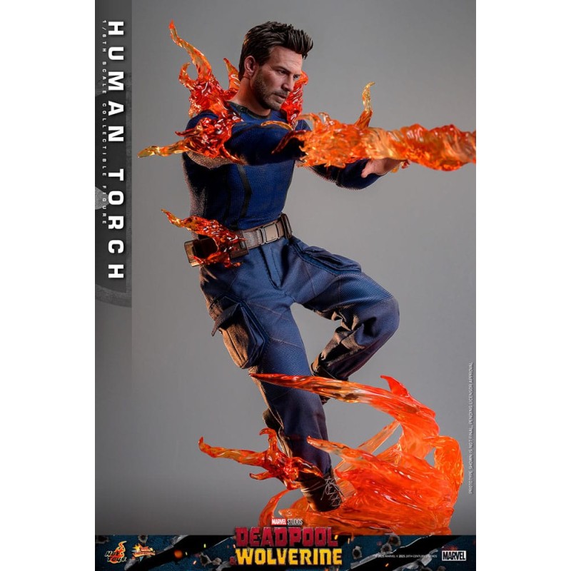 Deadpool & Wolverine Movie Masterpiece figurine 1/6 Human Torch 31 cm