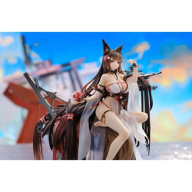 Azur Lane statuette PVC 1/7 Amagi Wending Waters Serene Lotus Ver. Acrylic Special Edition w/Display 25 cm | 6971995421955