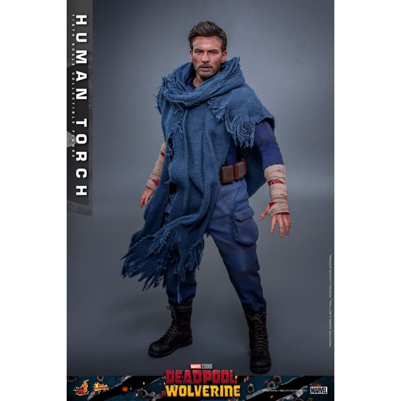 Deadpool & Wolverine Movie Masterpiece figurine 1/6 Human Torch 31 cm
