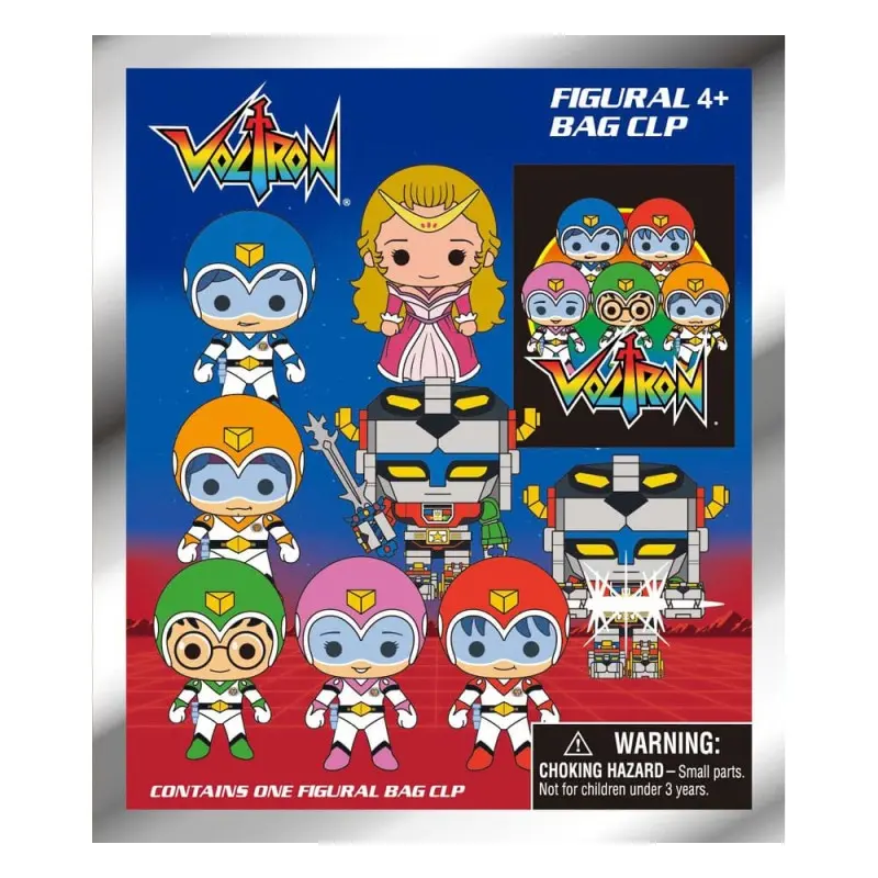Voltron présentoir porte-clés sac à dos 3D40th Anniversary (24) | 0077764761904