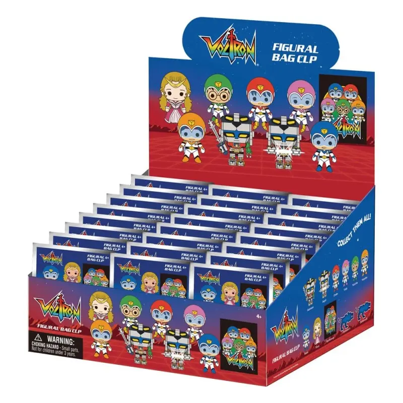 Voltron présentoir porte-clés sac à dos 3D40th Anniversary (24) | 0077764761904