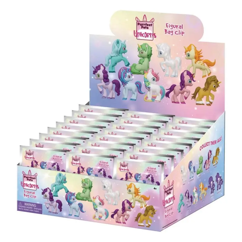 Unicorns présentoir porte-clés sac à dos 3D Series 1 (24) | 0077764810756