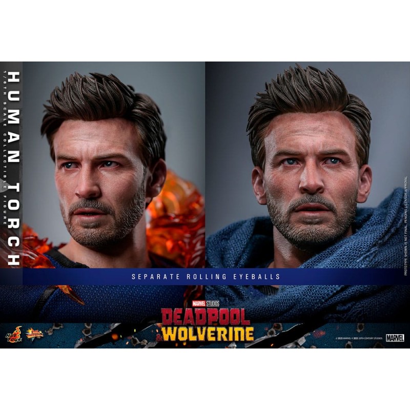 Deadpool & Wolverine Movie Masterpiece figurine 1/6 Human Torch 31 cm