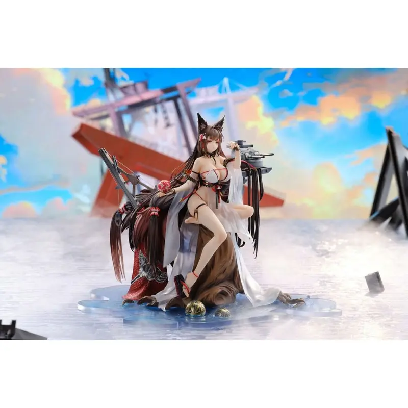 Azur Lane statuette PVC 1/7 Amagi Wending Waters Serene Lotus Ver. Acrylic Special Edition w/Display 25 cm | 6971995421955