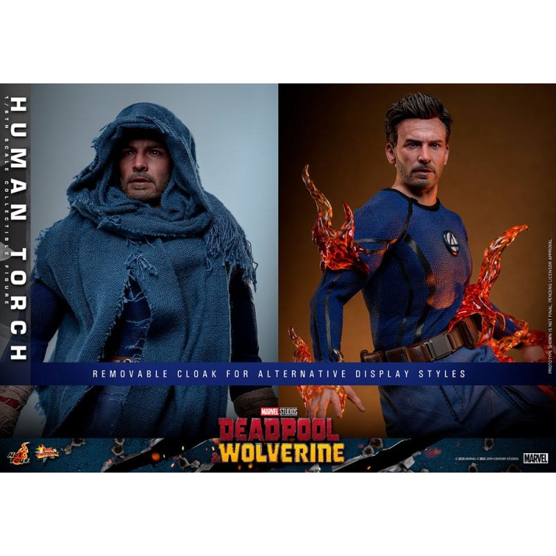 Deadpool & Wolverine Movie Masterpiece figurine 1/6 Human Torch 31 cm