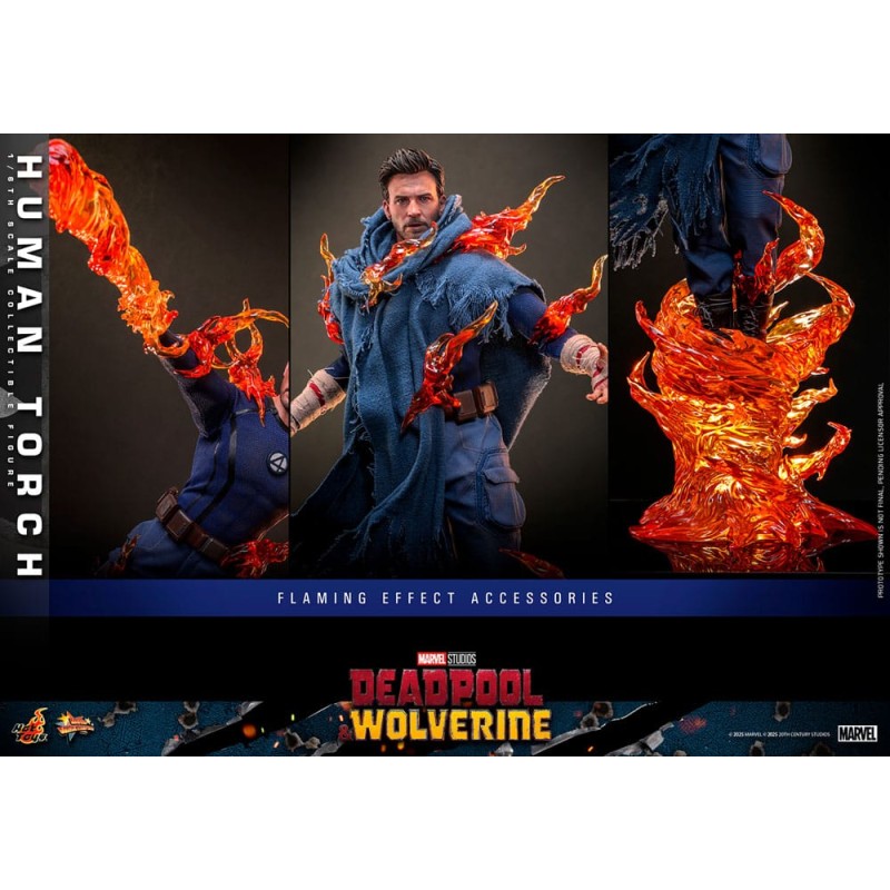 Deadpool & Wolverine Movie Masterpiece figurine 1/6 Human Torch 31 cm