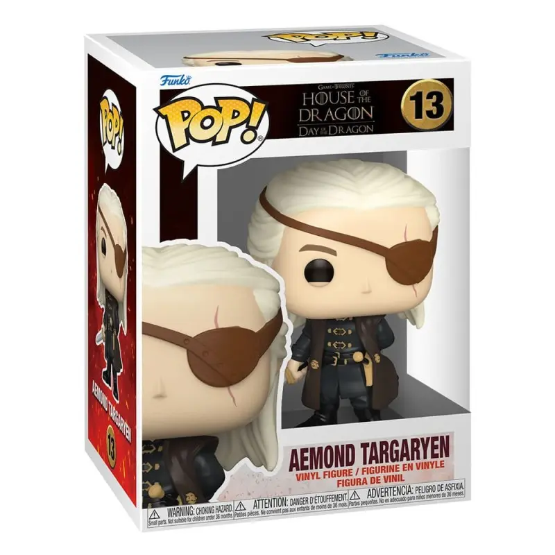House of the Dragon assortiment POP! TV Vinyl figurines Aemond Targaryen 9 cm (6) | 0889698764711