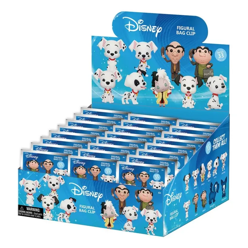 Disney présentoir porte-clés sac à dos 3D Les 101 Dalmatiens Series 33 (24) | 0077764853302