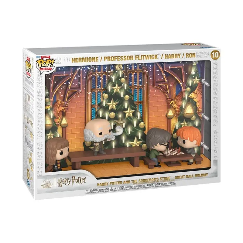Harry Potter pack 4 POP Moments Deluxe Vinyl figurines Great Hall Holiday | 0889698765619