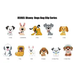 Disney Dogs 3D présentoir porte-clés sac à dos Série 1 (24) | 0077764859656