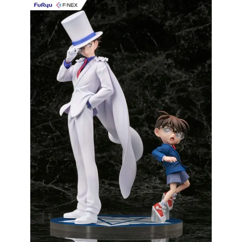 Détective Conan F:NEX statuette PVC 1/7 Conan Edogawa & Kid the Phantom Thief 29 cm  | 4582655078130