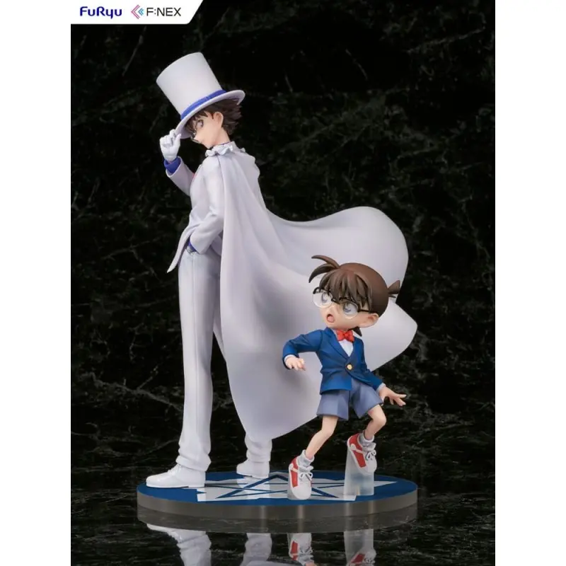 Détective Conan F:NEX statuette PVC 1/7 Conan Edogawa & Kid the Phantom Thief 29 cm  | 4582655078130