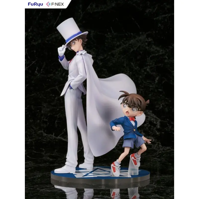 Détective Conan F:NEX statuette PVC 1/7 Conan Edogawa & Kid the Phantom Thief 29 cm  | 4582655078130