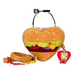 Nickelodeon by Loungefly sac à bandoulière Spongebob Krabby Patty Plush | 0671803534803