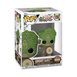 We Are Groot POP! Movies Vinyl figurine Captain America 9 cm 