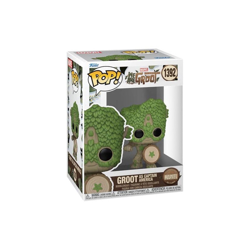 We Are Groot POP! Movies Vinyl figurine Captain America 9 cm 